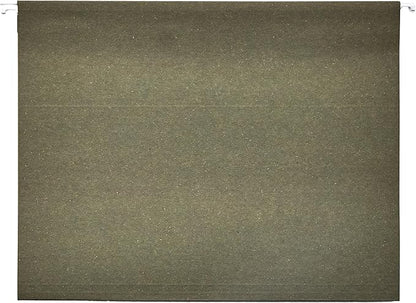 Amazon Basics Hanging File Folders with Adjustable Tabs, Sturdy Expandable Document Organizer, Letter Size 8.5x11 inch, Green, 25-Pack