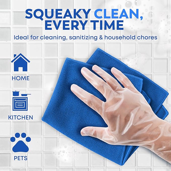 Disposable Food Service Gloves 600 Pack – Food Safe, BPA & Latex-Free HDPE – Food Prep Cryogenic Gloves Disposable, Kitchen Use, Serving & Crafts – Clear, Single-Use, Comfortable Fit