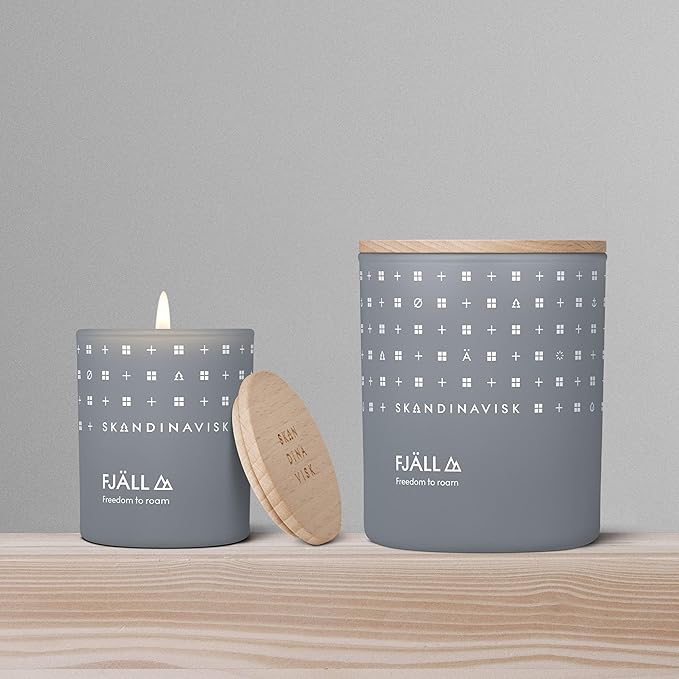 Skandinavisk FJÄLL 'Highland' Mini Scented Candle. Fragrance Notes: Heather and Thyme, Ground Berries and Leaf Sap. 2.3 oz.