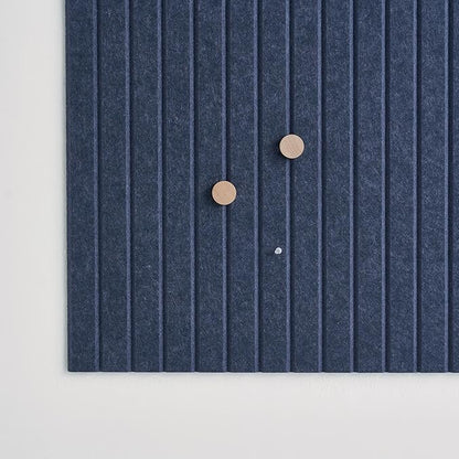 Large Bulletin Board 48"x36" - Office Wall Organizer, Replace Your Old Cork Boards for Walls for Office Decor -12-Pack Felt Wall Panels to Use in Home Office Decor, Classroom Decor (Indigo)