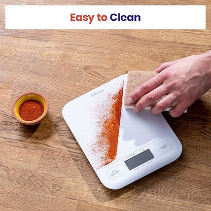 Etekcity Food Kitchen Scale, Digital Mechanical Weighing, Grams and Ounces for Weight Loss, Baking, Cooking, White