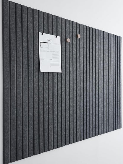 Large Bulletin Board 48x36 - Office Wall Organizer, Replace Your Old Cork Boards for Walls for Office Decor -12-Pack Felt Wall Panels to Use in Home Office Decor, Classroom Decor (Moonstone)