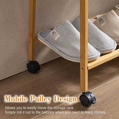 VECELO Coat Rack Freestanding, Entryway Hanger Stand, Umbrella Holder, Hall Tree With Hooks, Floor Standing Tree Stand,Oak