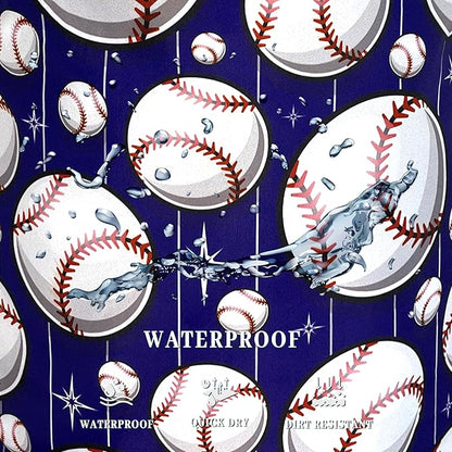 Baseball Pattern Laundry Basket Baseball Laundry Hamper Foldable Oxford Cloth Sports Funny Tote Bag Clothes Toy Storage Bucket For Bathroom/Laundry Storage/Bedroom 18.9 x 16.5 Inch