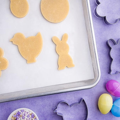 Cookie Cutter Kingdom, Cookie Cutter Set, Cookie Mold for Cakes Biscuits and Sandwiches (Easter 10 pack)