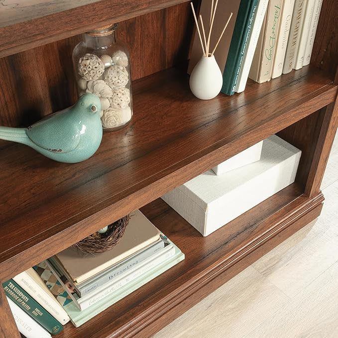 Sauder Miscellaneous Storage 2-Shelf Bookcase/ Book Shelf, Washington Cherry finish