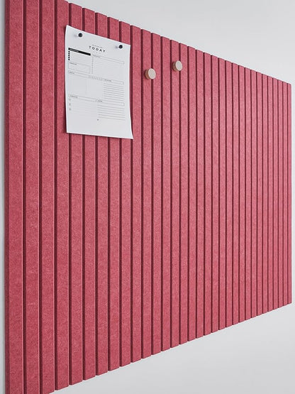 Large Bulletin Board 48x36 - Office Wall Organizer to Replace Your Old Cork Boards for Walls for Office Decor -12-Pack Felt Wall Panels to Use in Home Office Decor, Classroom Decor (Burgundy)