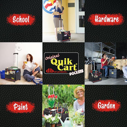 dbest Products Quik Cart Pockets Bundle Sport Rolling Crate