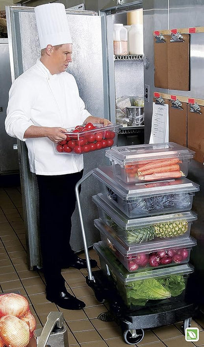 Rubbermaid Commercial Products Food Storage Box, 2.75 Gallon Capacity, White, for Restaurant/Kitchen/Cafeteria