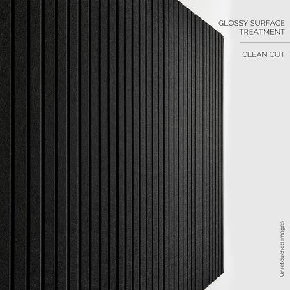 Large Bulletin Board 48"x36" - Office Wall Organizer to Replace your Old Cork Boards for Walls for Office Decor - 12-pack Felt Wall Panels for Use in Home Office Decor, Classroom Decor (Black)