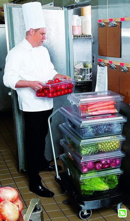 Rubbermaid Commercial Products Food Storage Box, 5 Gallon Capacity, White, for Restaurant/Kitchen/Cafeteria