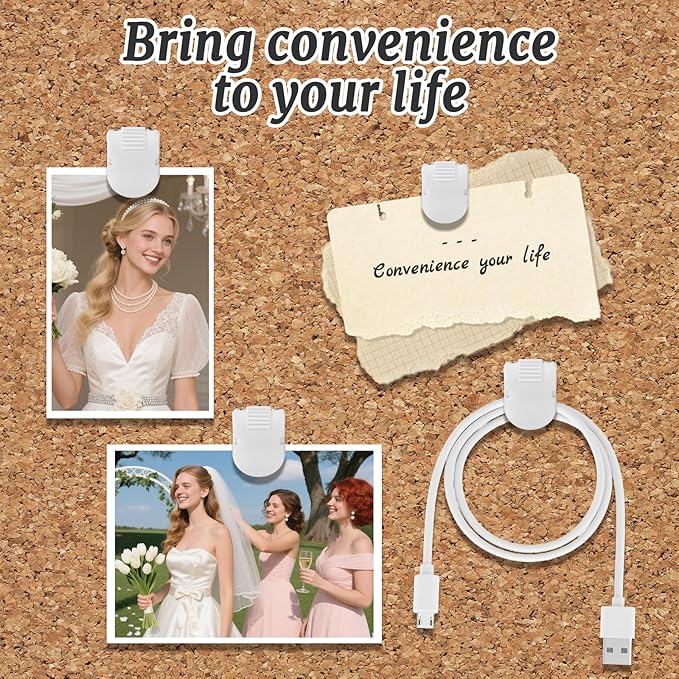 25 Pcs White Cubicle Clips for Fabric Walls, Cubicle Hooks Cubical Office Accessories for Works, Cork Board Fabric Clips for Hanging Desk Organization Picture Note Memo Office Photos Wall