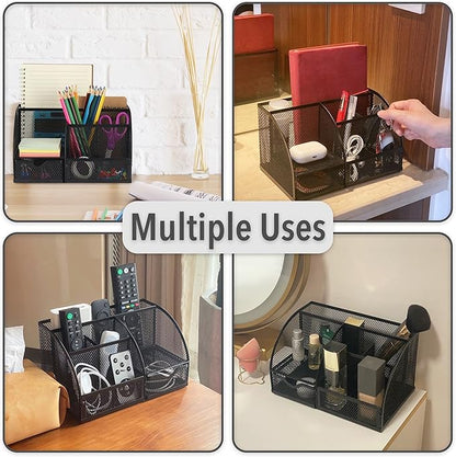Mr. Pen- Mesh Desk Organizer, Black, Pen Holders Organizers, Desk Pencil Organizer, Pen Holder, Pencil Holder