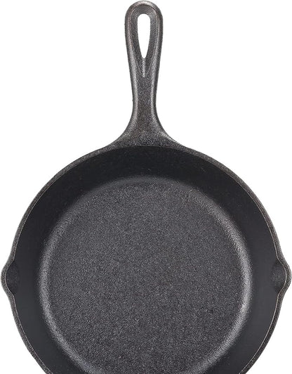 Lodge Seasoned Cast Iron Skillet - PFAS-Free, Non-Toxic Cookware - Use with an Oven, Stove, Grill, or Campfire - Naturally Non-Stick & Oven Safe - 12 Inches