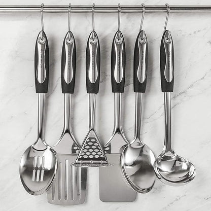 Home Hero Stainless Steel Kitchen Utensils Set - Heat-Resistant Silicone & Nonstick Tools - Durable Stainless Steel Kitchen Gadgets - Complete Kit Measuring Cups & Spoons - 41-Piece Set