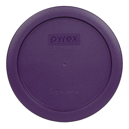 Pyrex 7201-PC Round 4 Cup Storage Lid for Glass Bowls (1, Purple)