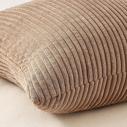 Topfinel Rust OliveGreen Throw Pillow Covers 18x18 Inch Set of 4 Boho Farmhouse Cushion Covers Soft Corduroy Fall Home Decor for Couch Bed Sofa Living Room