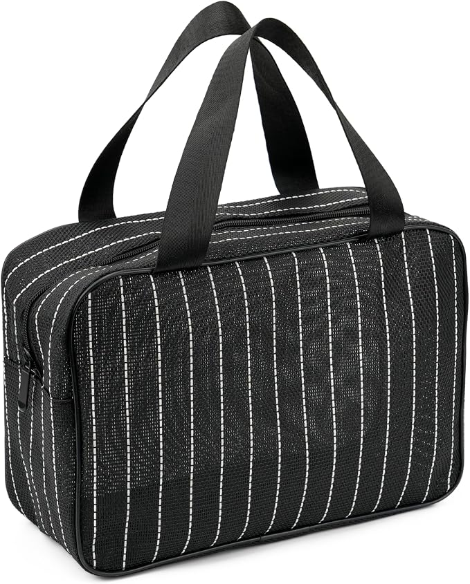 REDSINDA Mesh Shower Caddy Bag for Bathroom Gym Camping Portable Travel Mesh Toiletry Bag for Women Men