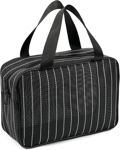 REDSINDA Mesh Shower Caddy Bag for Bathroom Gym Camping Portable Travel Mesh Toiletry Bag for Women Men