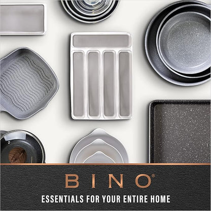 BINO | Plastic Storage Bins, X-Large - 2 Pack, Clear | THE SOHO COLLECTION | Pantry Organizers and Storage Containers Fridge Organizer Bins Kitchen Cabinet Organizer Medicine Cabinet Organizer Bin