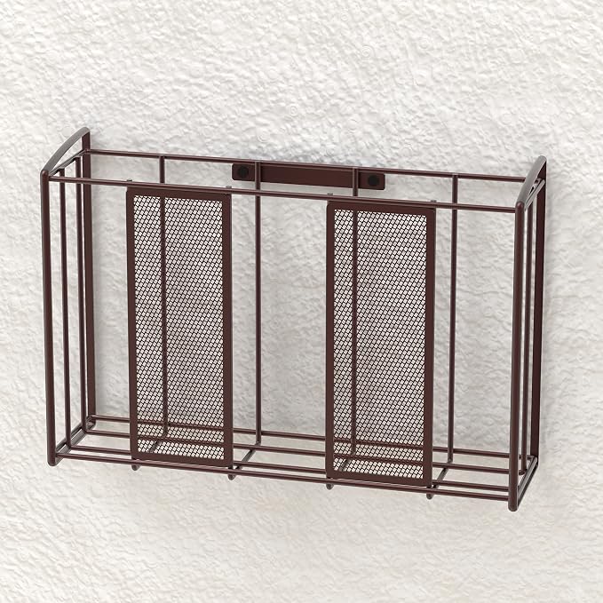 Simple Houseware Over Cabinet Door Organizer, Mesh Bronze