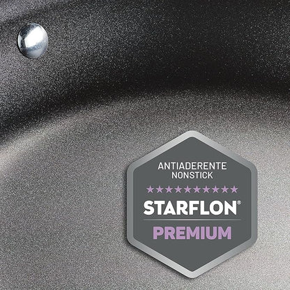 Tramontina 12-Inch Non Stick Large Frying Pan, Tri-Ply Base Stainless Steel Skillet with Reinforced Nonstick Coating, Dishwasher and Oven Safe