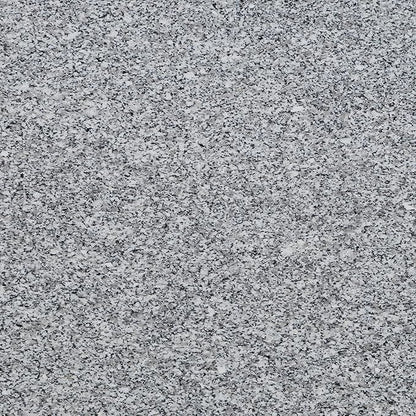 OSP Home Furnishings Fairfax Farmhouse Kitchen Cart with Granite Top, Rolling Storage Cabinet with Towel Rack, Shelf and Drawer, Grey Finish